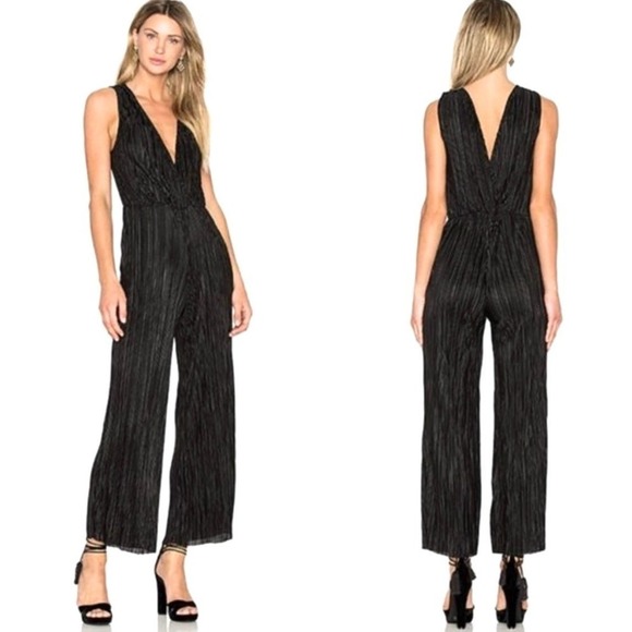 Line + Dot Revolve Sephora Black Jumpsuit Large Party Night Out Evening Formal - Picture 2 of 10